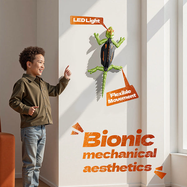 Adora Wall Crawler Gecko - LED RC Toy - 🎮 Easy to Control, Fun for Everyone!🦎