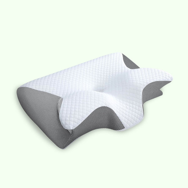 Ergonomic Butterfly Pillow – Memory Foam with Armrests for Side & Back Sleepers