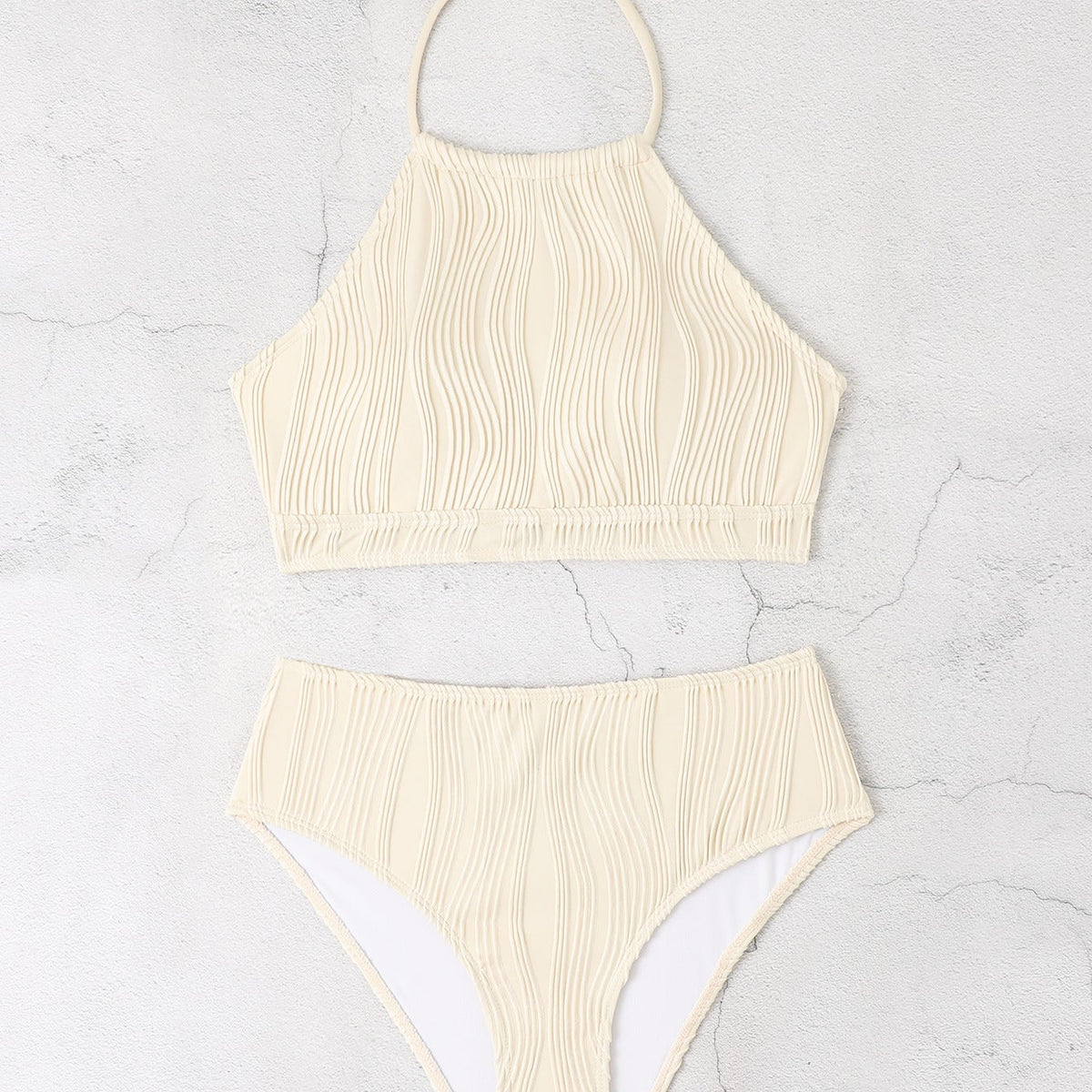 Sienna High-Waist Apron Swimwear