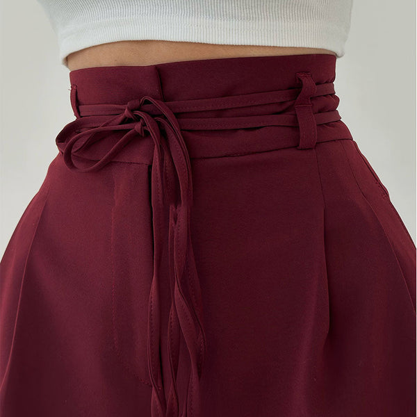 CELEST - WIDE LEG HIGH-RISE PANTS