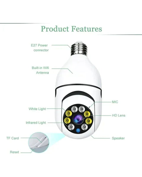 GuardView™ – Wireless WLAN Light Ball Camera Surveillance Camera