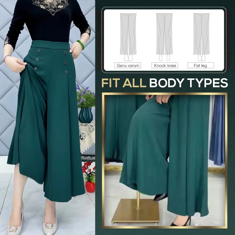 Elyseé™ Wide-Leg Pleated Trousers