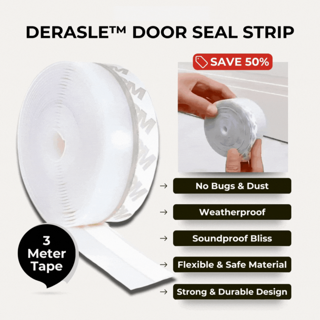 Derasle™ Door Seal Strip - 9.8 Feet Length Tape