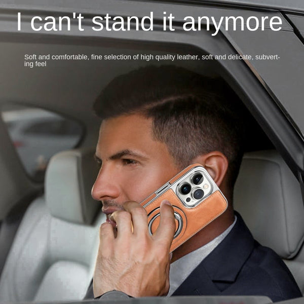 LeatherLux™ Luxury Leather iPhone Case