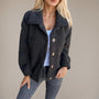 Zera Women's Short Wool Jacket | Elegant Lapel Design