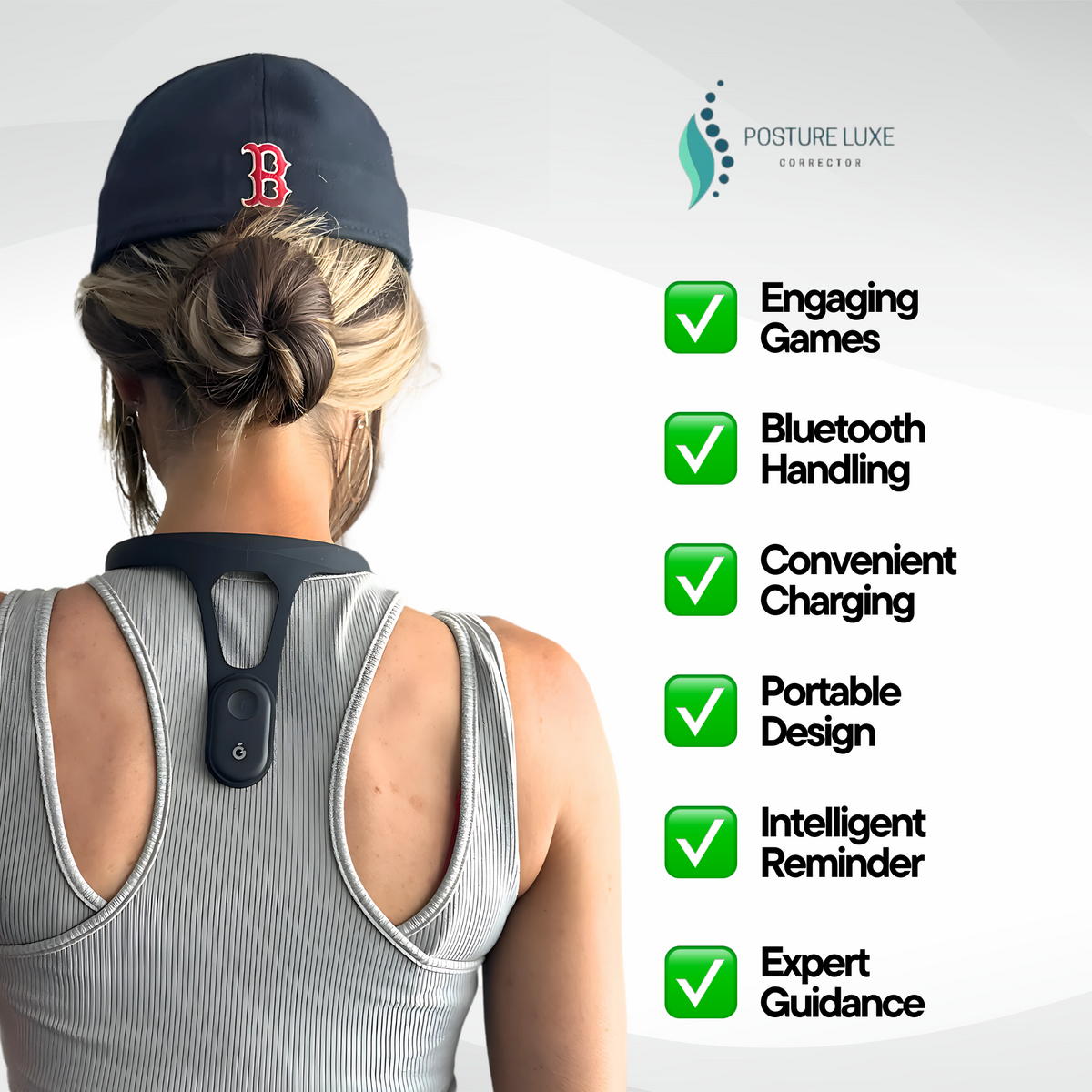 Smart Posture Luxe™ – Improve Posture & Relieve Back Pain Instantly