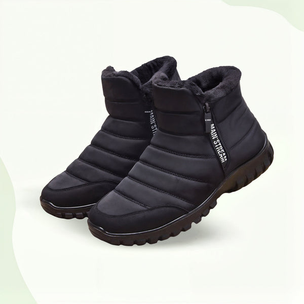 Thick Warm Cotton Zipper Shoes with Thick insole to keep your feet Warm & Comfortable