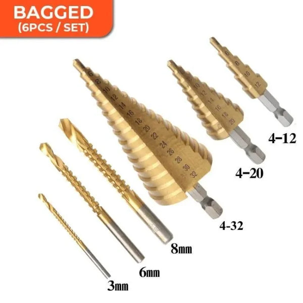 DrillPro™ Titanium Plating Drill Bit Set (6pcs）