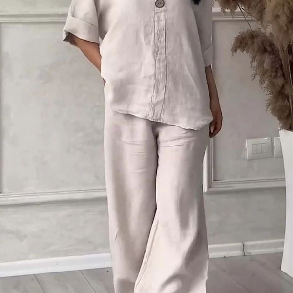 Alexa™ Linen two-piece set