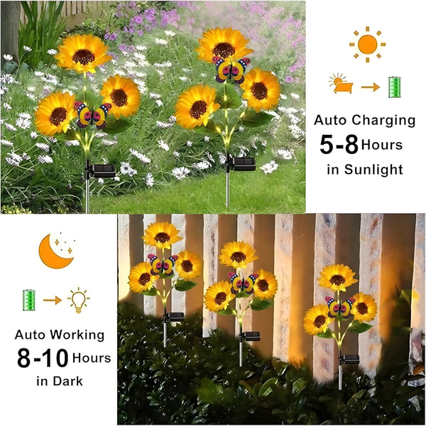 Kaliqo™ – Solar Sunflower LED Lights