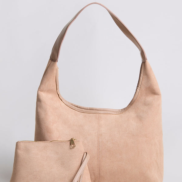 Suede Daily Leather Tote