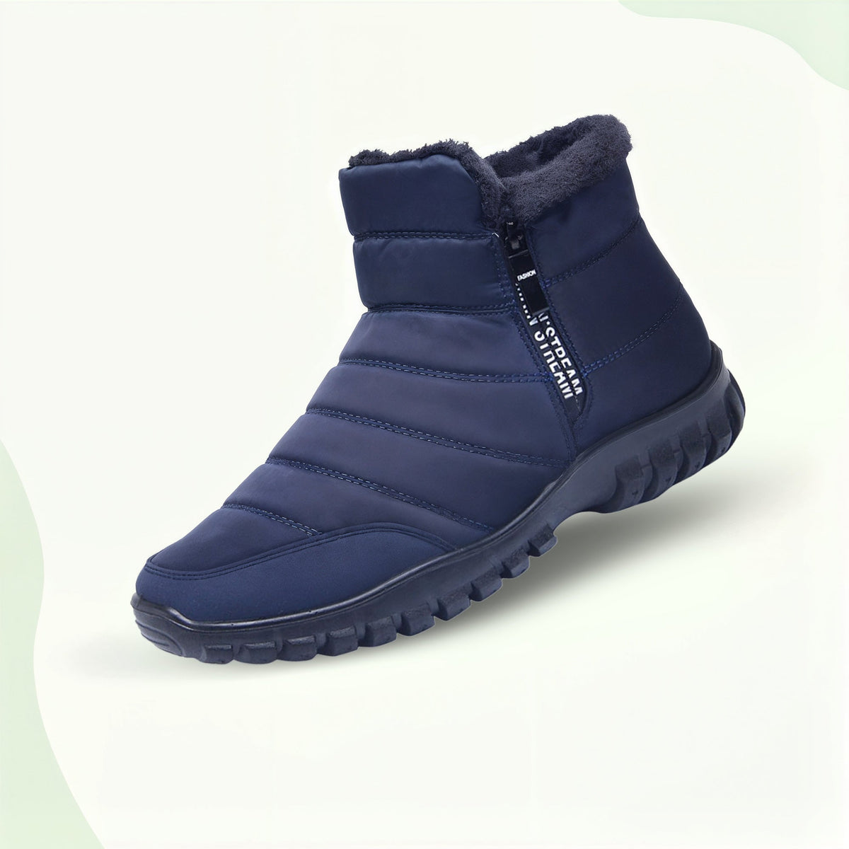 Thick Warm Cotton Zipper Shoes with Thick insole to keep your feet Warm & Comfortable