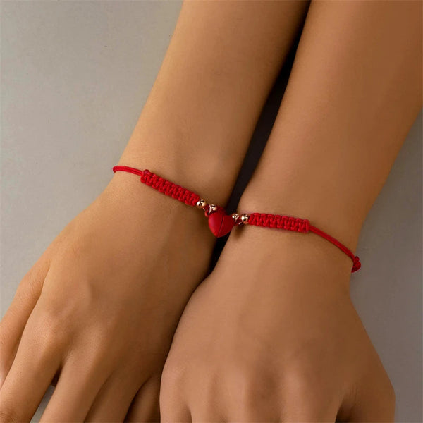 Magnetic Heart Bracelet – Adjustable Friendship Jewelry