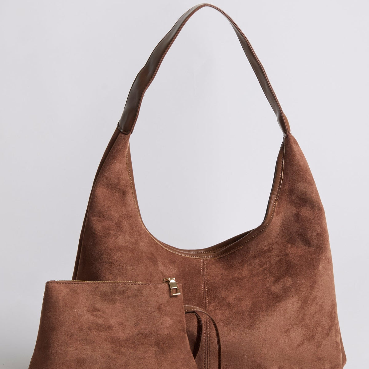 Suede Daily Leather Tote