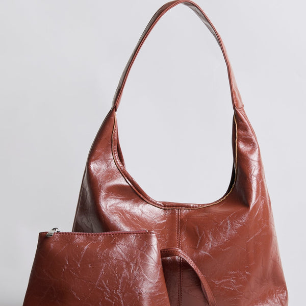 Scarlett Distressed Leather Tote