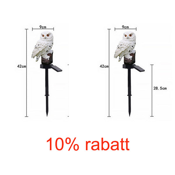 OwlGlow™ Solar-Powered Garden Decor