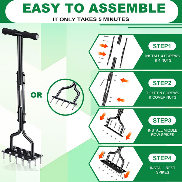 LawnMate™ Dual-Action Lawn Aerator