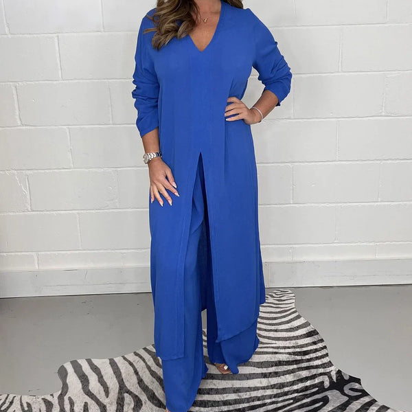 Autumn™ | Women's Long Top and Pants Set