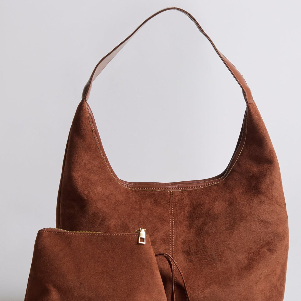 Suede Daily Leather Tote