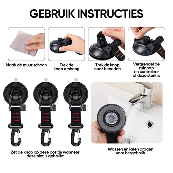 HoldMax™ Vacuum Suction Cup Hook