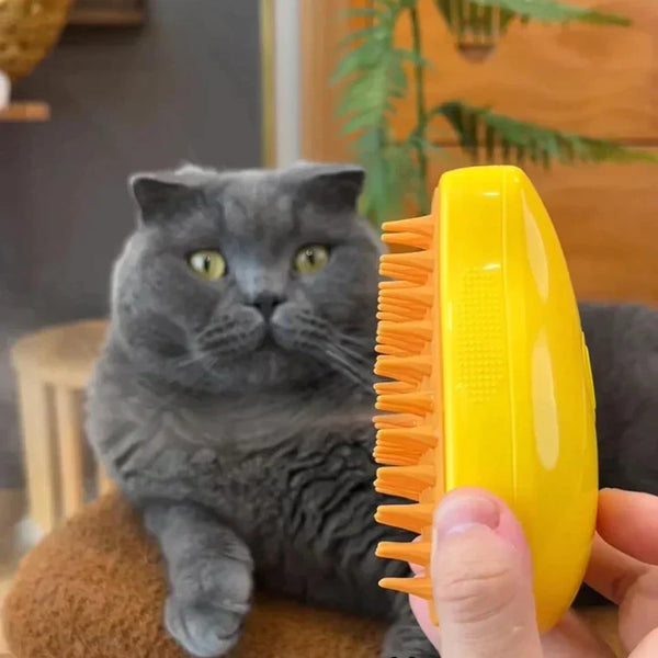 FurEase™ Steamy Cat Brush