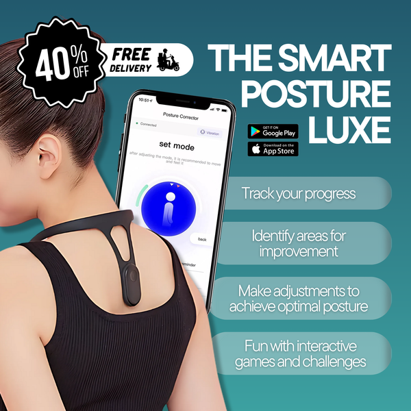 Smart Posture Luxe™ – Improve Posture & Relieve Back Pain Instantly