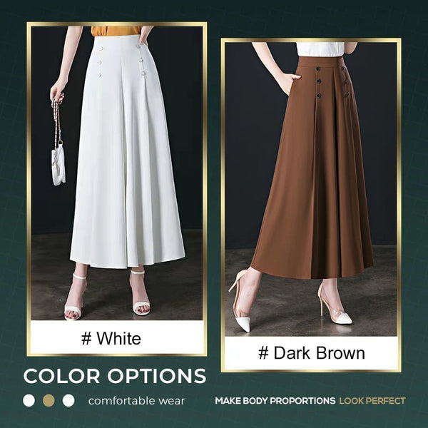 Elyseé™ Wide-Leg Pleated Trousers