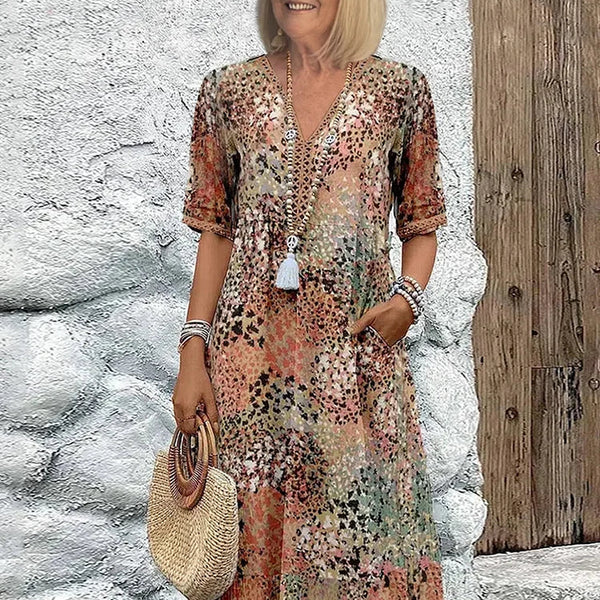 Gabriella™ Printed Midi Dress