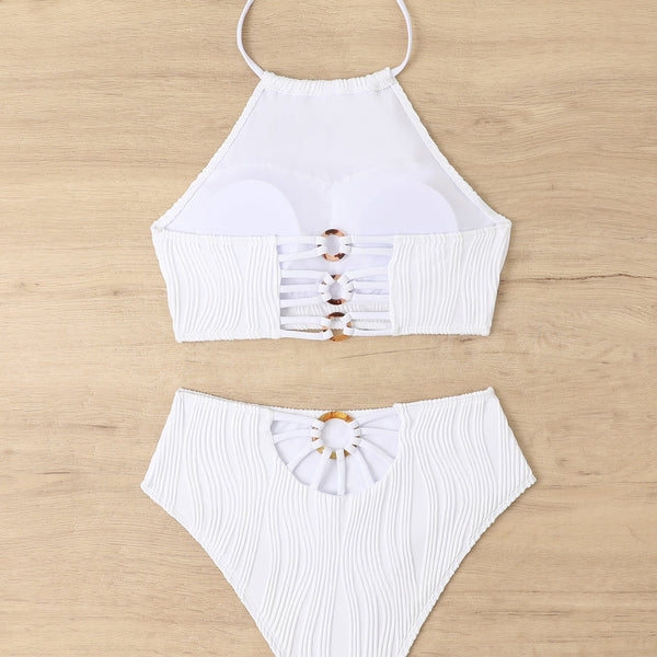 Sienna High-Waist Apron Swimwear