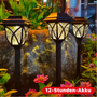 Solar-powered garden lamp