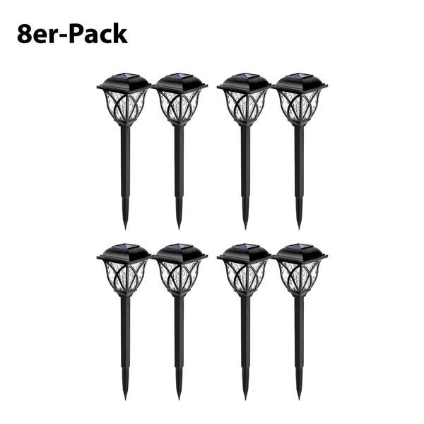 Solar-powered garden lamp