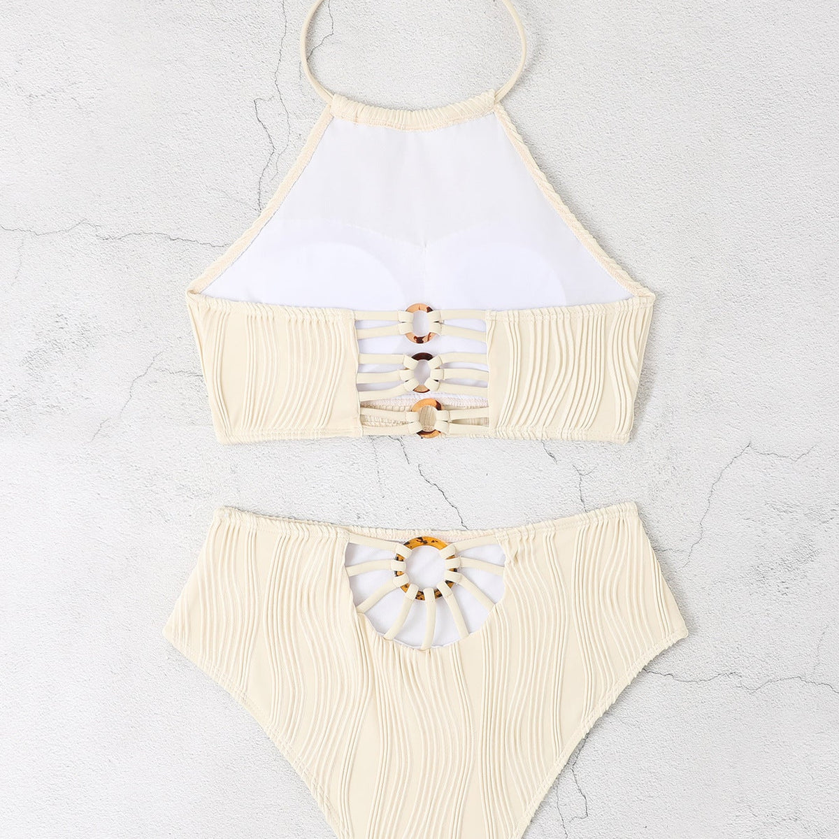 Sienna High-Waist Apron Swimwear
