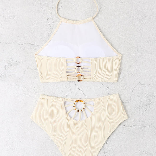 Sienna High-Waist Apron Swimwear