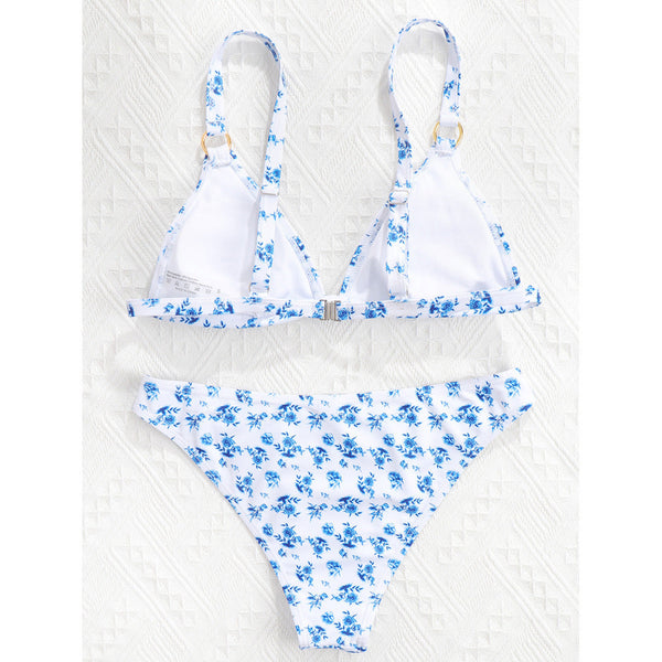 Split Printed Swimwear