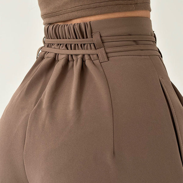 CELEST - WIDE LEG HIGH-RISE PANTS