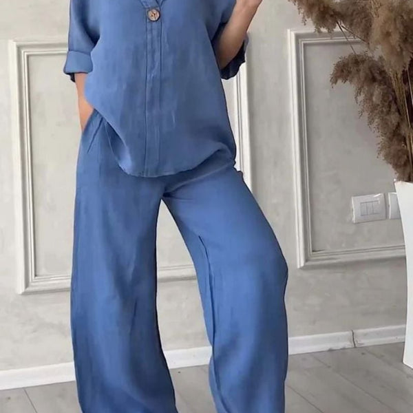 Alexa™ Linen two-piece set