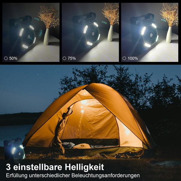 SunFan™ Solar Camping Companion