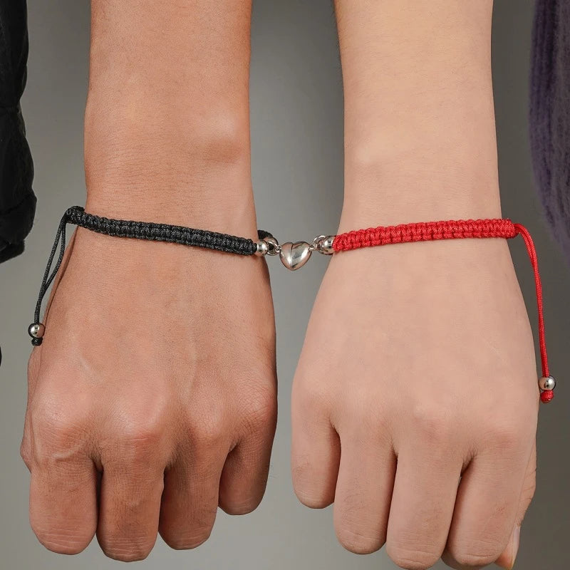 Magnetic Heart Bracelet – Adjustable Friendship Jewelry