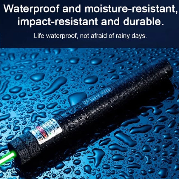 Red and green single-point laser light