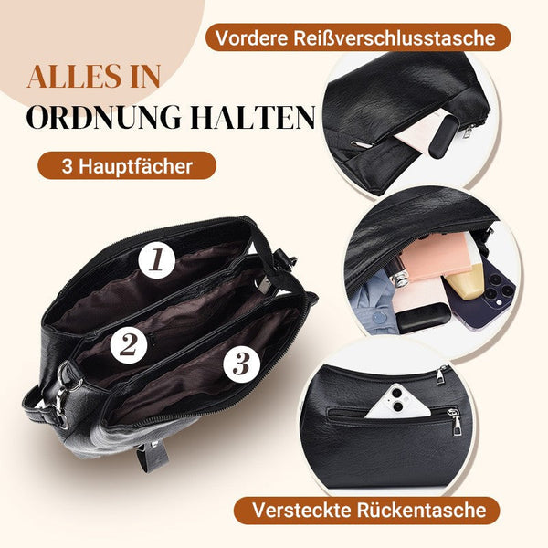 Natalie™ PU Leather Crossbody Bag