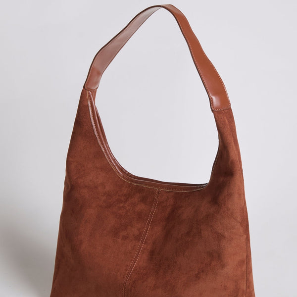 Suede Daily Leather Tote