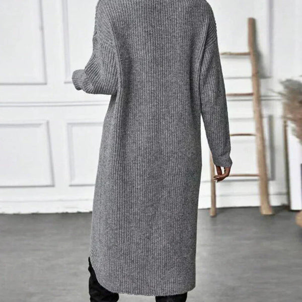 Emma | Luxurious Knit Dress with Slit for Women