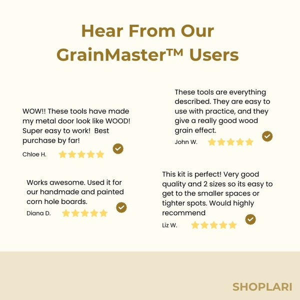 GrainMaster™ I Create Stunning Wood Grain Effects Effortlessly