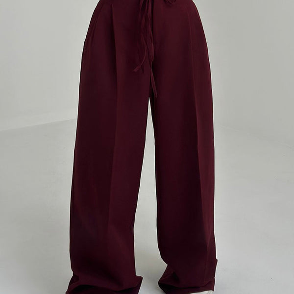 CELEST - WIDE LEG HIGH-RISE PANTS