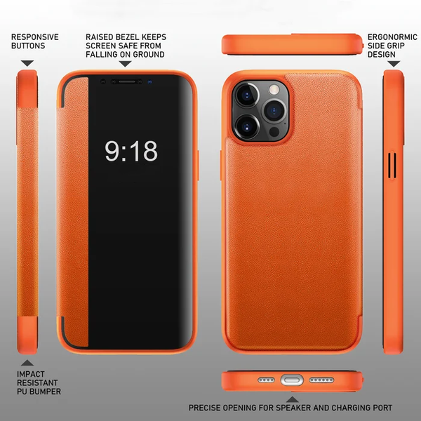 SnapCase™ Leather Phone Case