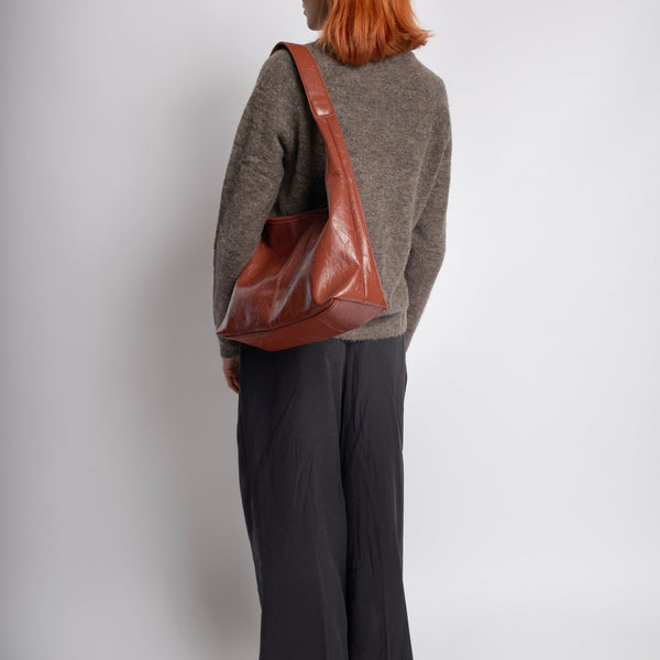 Scarlett Distressed Leather Tote