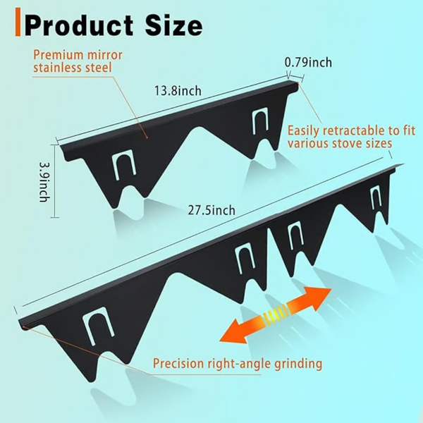 GapLock™ Adjustable Stove Gap Covers