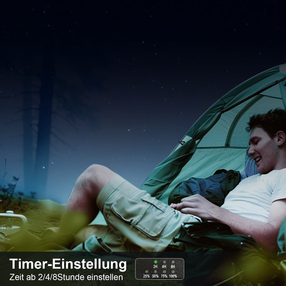 SunFan™ Solar Camping Companion