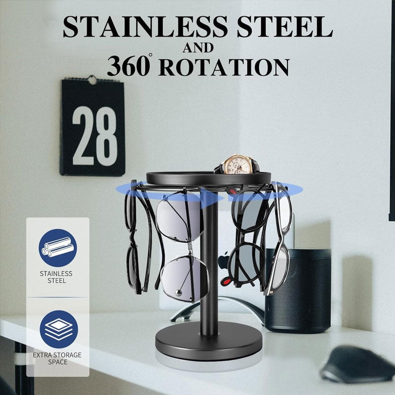 GlideStand™ Rotating Glasses Stand