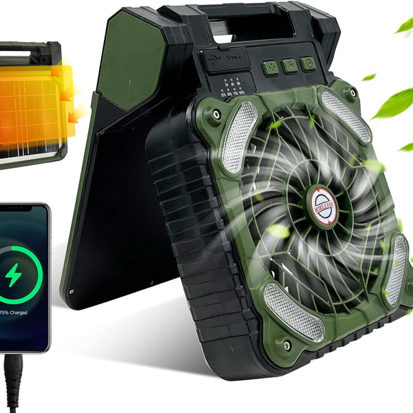 SunFan™ Solar Camping Companion